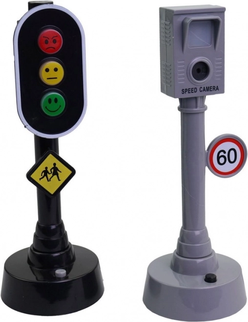 Semaforo e radar con luce e suono