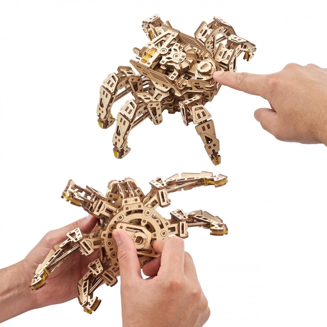 Puzzle meccanico in legno 3D Ugears Esploratore a sei zampe