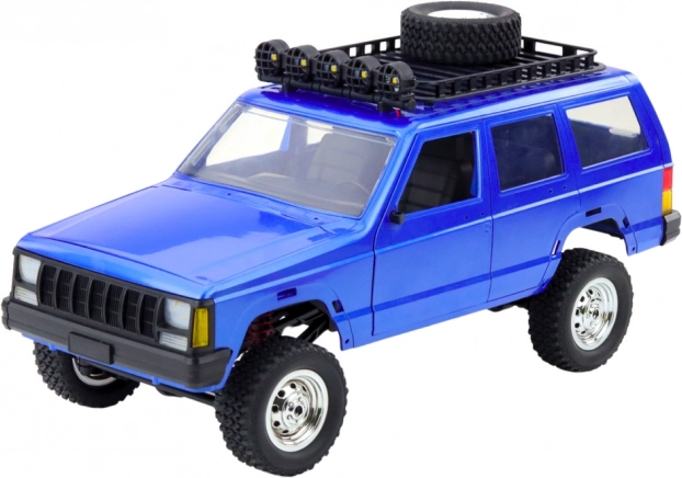 Auto da corsa RC 4x4 MN78 blu 1:12