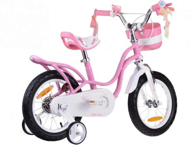 Royalbaby bicicletta 14'' Little Swan con accessori