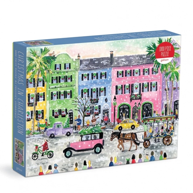 Puzzle Galison michael storrings natale a Charleston 1000 pezzi