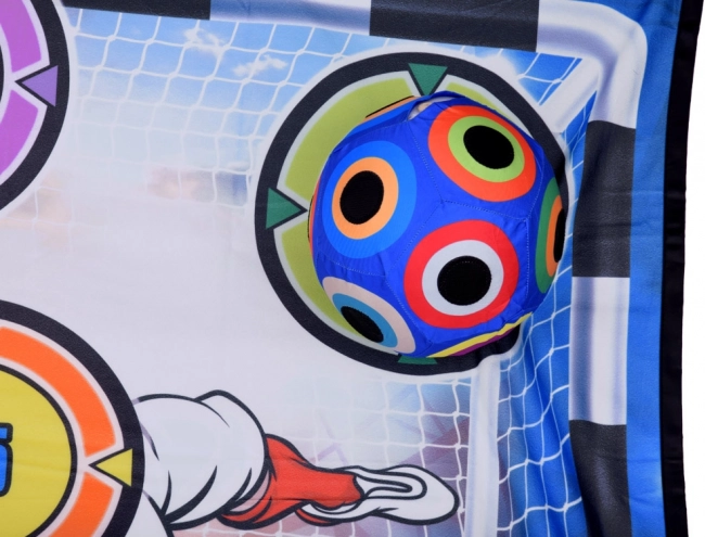 Set per il gioco del calcio con bersaglio e palla luminosa