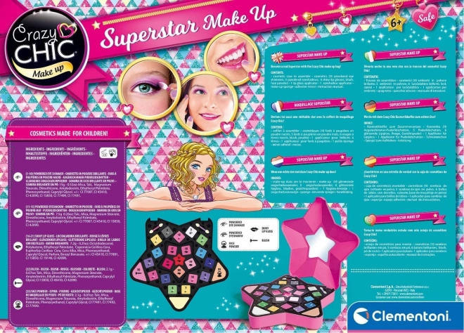 Trucco Superstar Crazy Chic CLEMENTONI