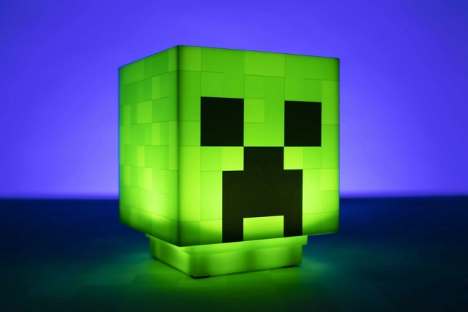 Lampada LED Minecraft Creeper