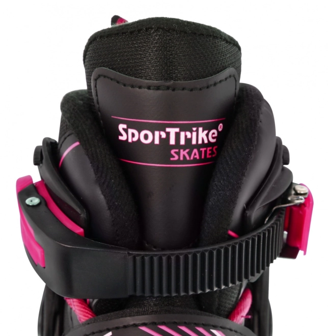 Set 4 in 1 Pattini a rotelle, rollers e pattini da ghiaccio per bambini taglia 29-33 Rosa – Rosa