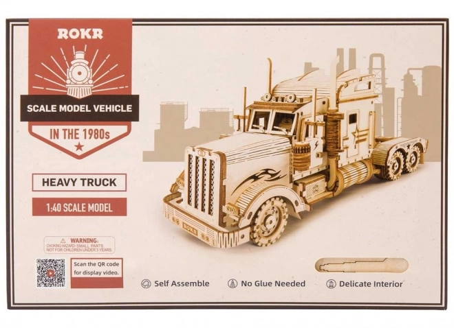 Puzzle in legno 3D Camion Pesante ROBOTIME ROKR