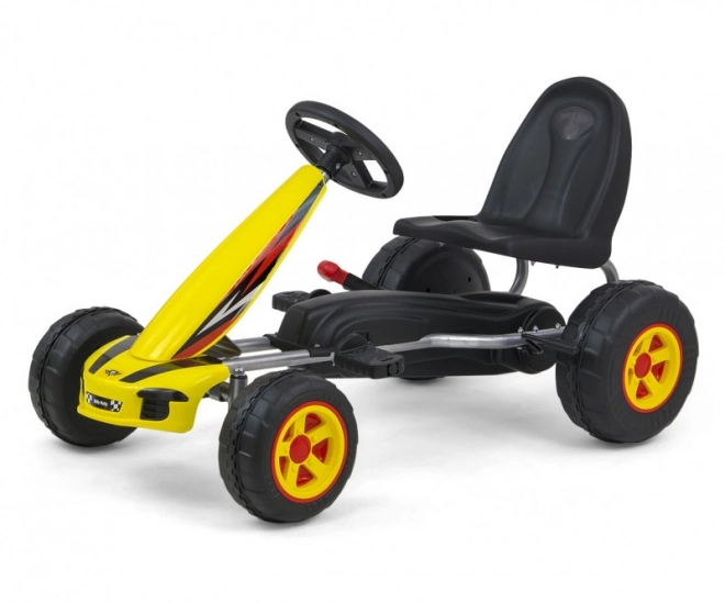 Gokart a pedali Viper Giallo