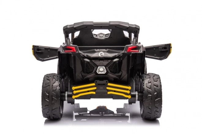 Auto a batterie buggy Can-Am giallo