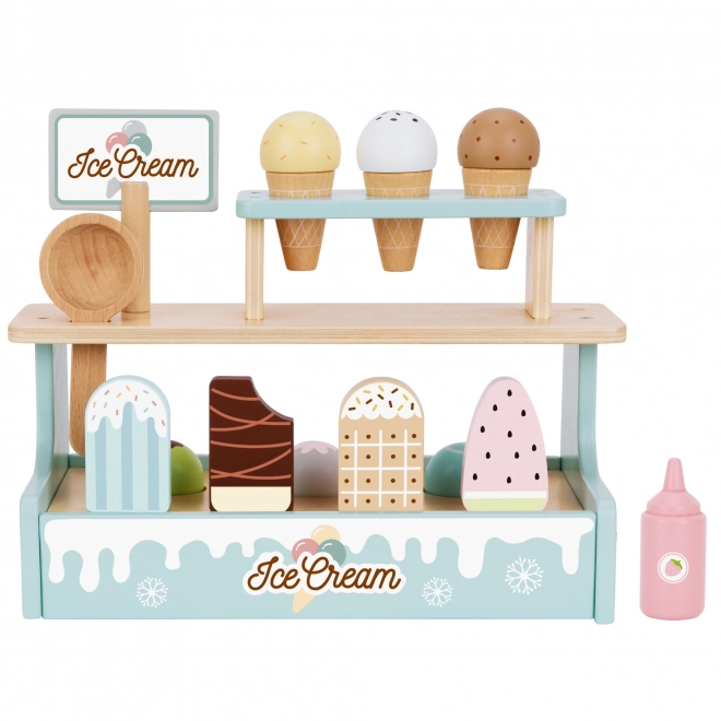 Stallo Gelateria in Legno Tooky Toy