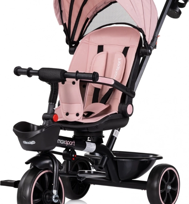 Chipolino triciclo con tettoia Max Sport 2 in 1 rosa