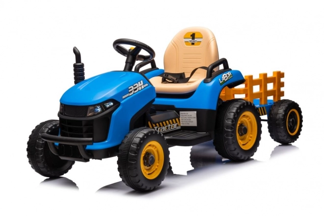 Trattore a batteria blu