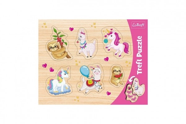 Puzzle ad incastro Unicorni, Lame e Bradipi Trefl