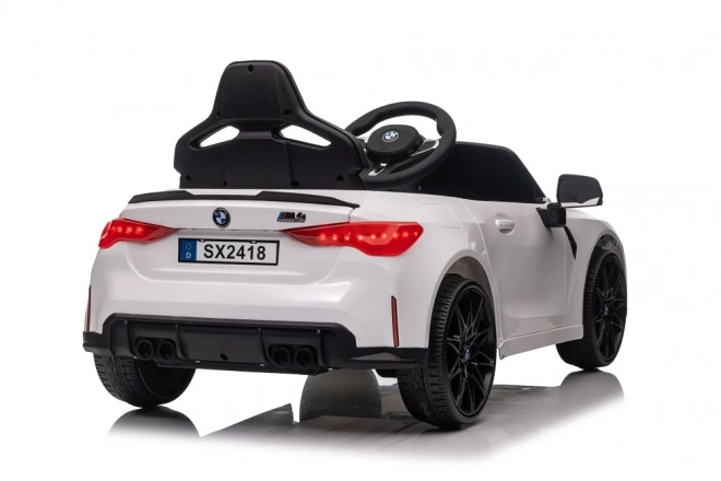 Auto elettrica per bambini BMW M4 bianca