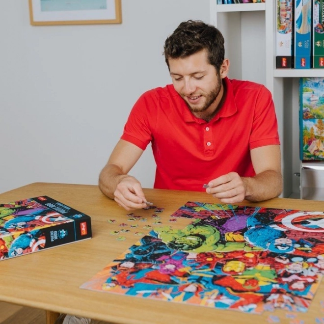 Puzzle 1000 pezzi Premium Plus Qualità Eroi Marvel