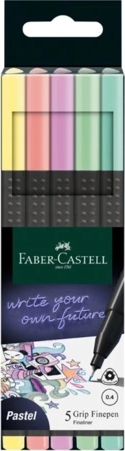 Faber-Castell Pennarelli Grip Pastel 20 Colori