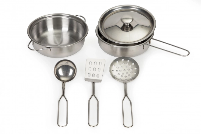 Cucina giocattolo in legno per bambini con forno e accessori Ecotoys