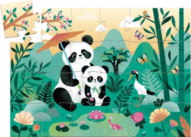 Puzzle Panda DJECO 24 pezzi