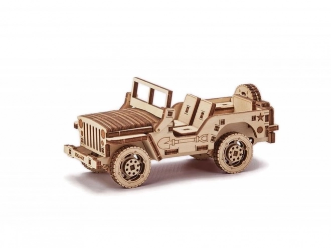 Puzzle 3D in legno Jeep