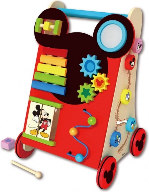Deambulatore multifunzionale in legno Mickey
