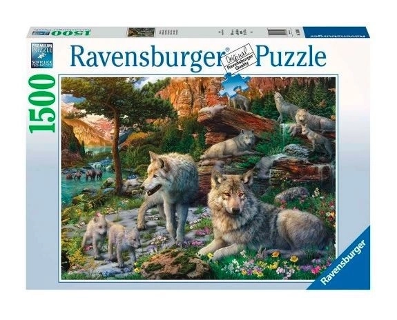 Puzzle Ravensburger Lupi in Primavera