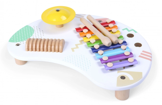 Tavolo musicale giocattolo con piatti ECOTOYS