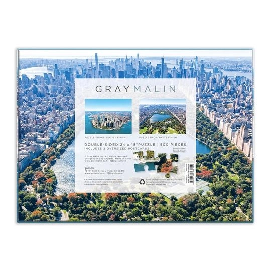 Puzzle Double Face New York City Gray Malin 500 Pezzi