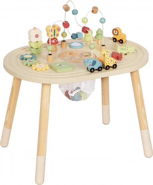 Tavolino di legno attività Safari TOOKY TOY