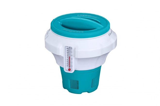 Dispenser galleggiante per piscina con termometro Bestway