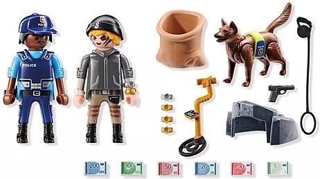 Playmobil Ricerca con il cane poliziotto