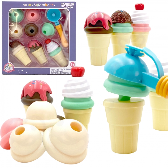 Set gelateria 15 pezzi Woopie