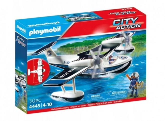 Set di figurine City Action Battello della Polizia