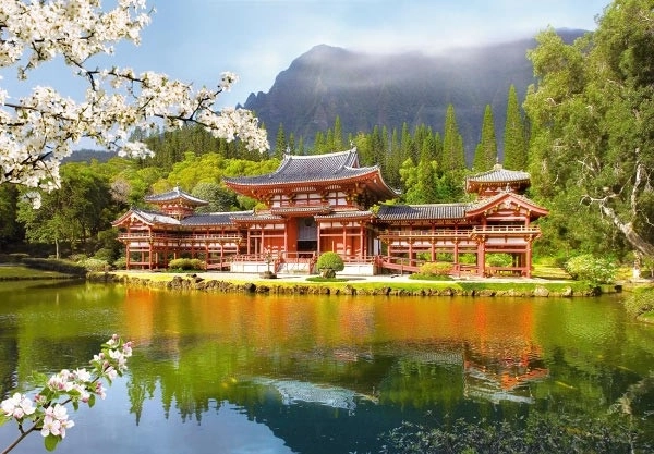 Puzzle 1000 pezzi. Replica del vecchio tempio Byodoin