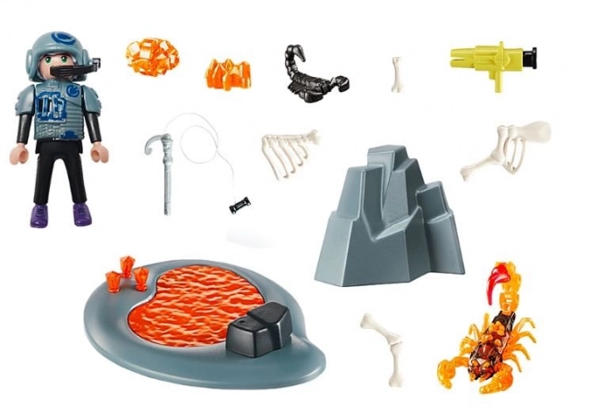 Set iniziale Battaglia con lo Scorpione di Fuoco PLAYMOBIL Dino Rise