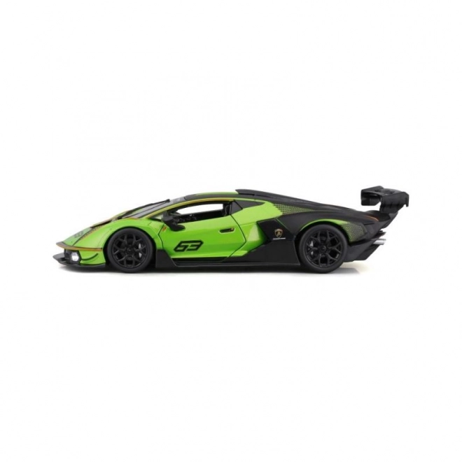 Lamborghini Essenza SCV12 verde in scala 1:24 di Bburago