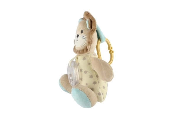 Lev Lion Giocattolo con Carillon e Sonaglio in Peluche