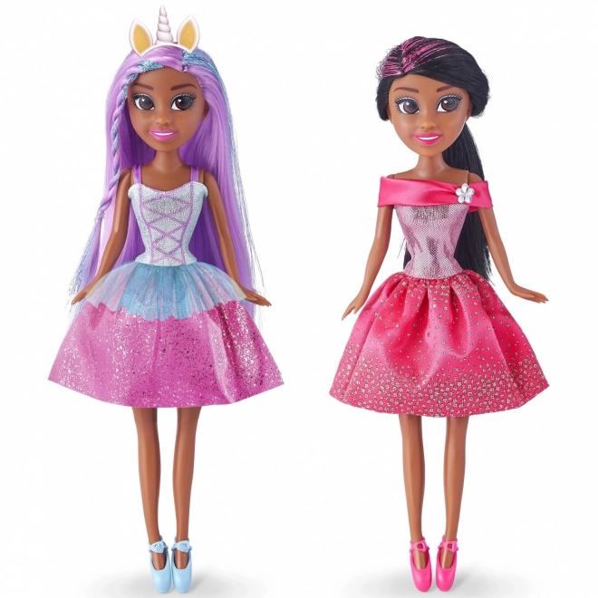 Bambola Principessa Sparkle e Unicorno 10,5 pollici