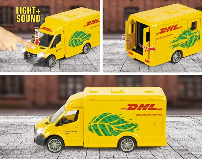 Camioncino Mercedes-Benz DHL Majorette