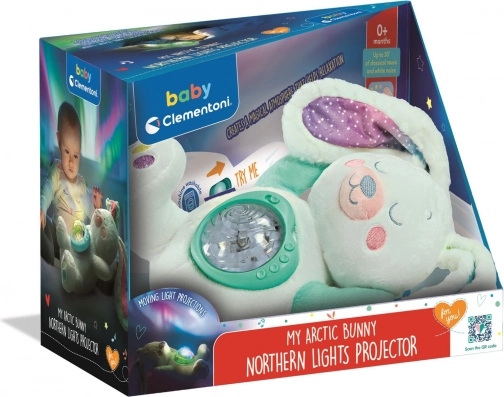 Clementoni Baby proiettore peluche coniglietto