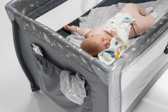 Lettino da Viaggio Lionelo Stefi Plus grigio multicolore