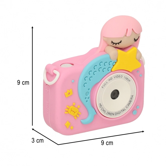 Fotocamera digitale per bambini rosa