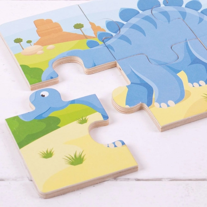 Puzzle dinosauri 3 in 1