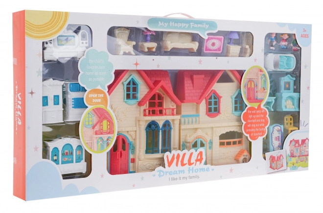 Villa Interattiva con Figure e Accessori per Bambini