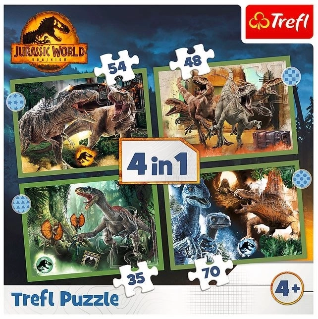 Puzzle dinosauri pericolosi Jurassic World