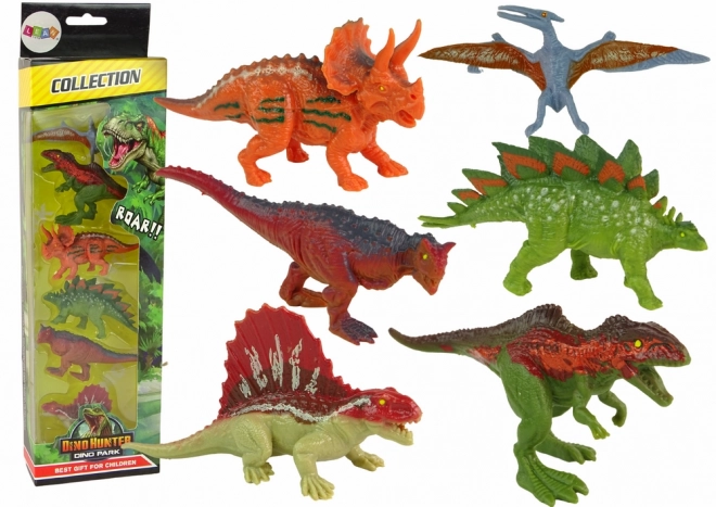 Set di Figurine di Dinosauri Colorati