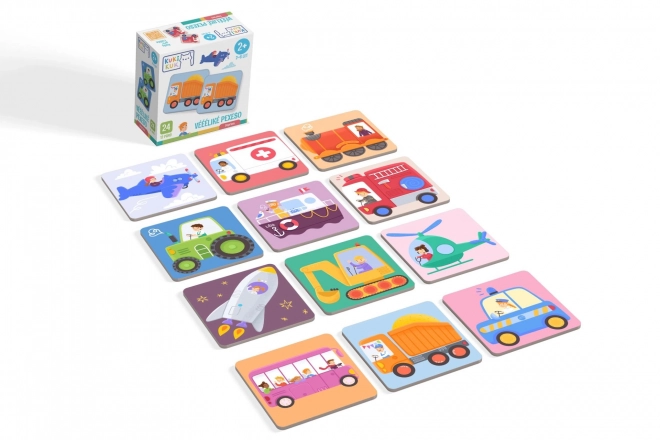 Grandi Carte Memory Trasporto per Bambini