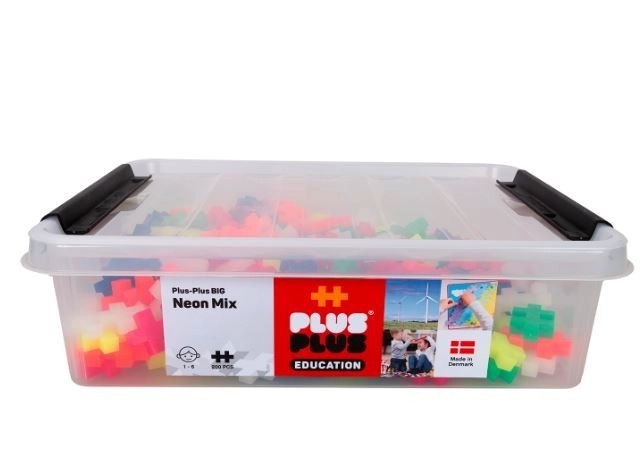 Costruzioni Plus Plus Big Neon EDU 200 pezzi