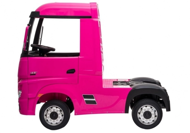 Auto elettrico Mercedes Actros rosa 4x4