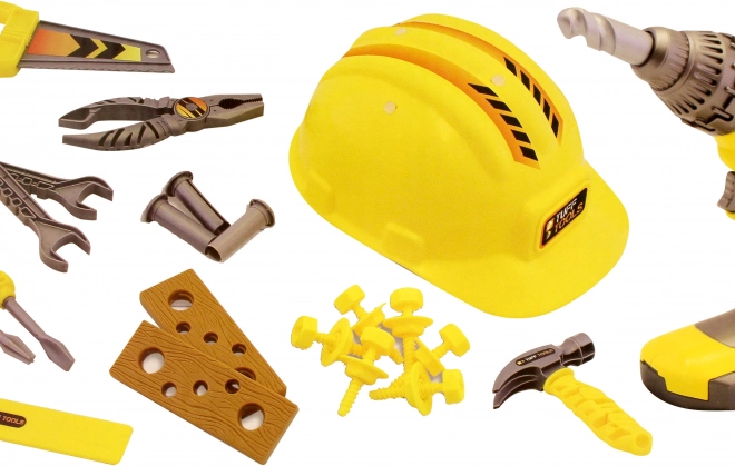 Set di attrezzi per bambini con casco Tuff Tools