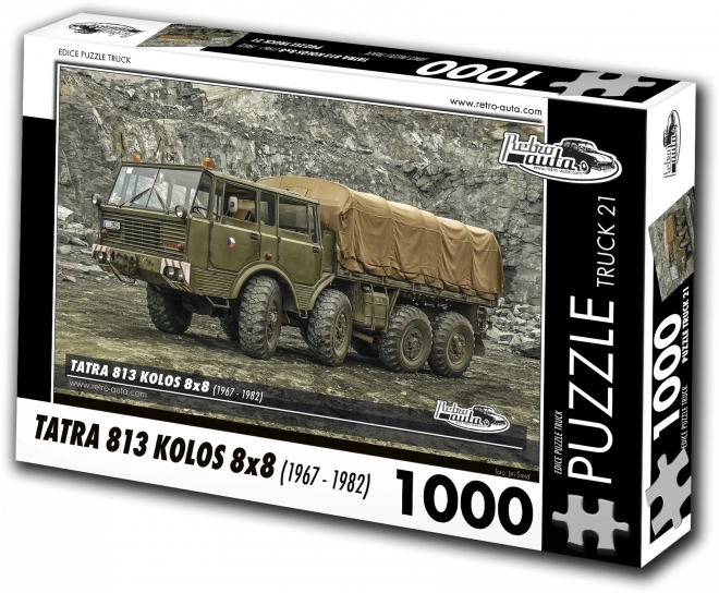 Puzzle camion d'epoca Tatra 813 Kolos 8x8