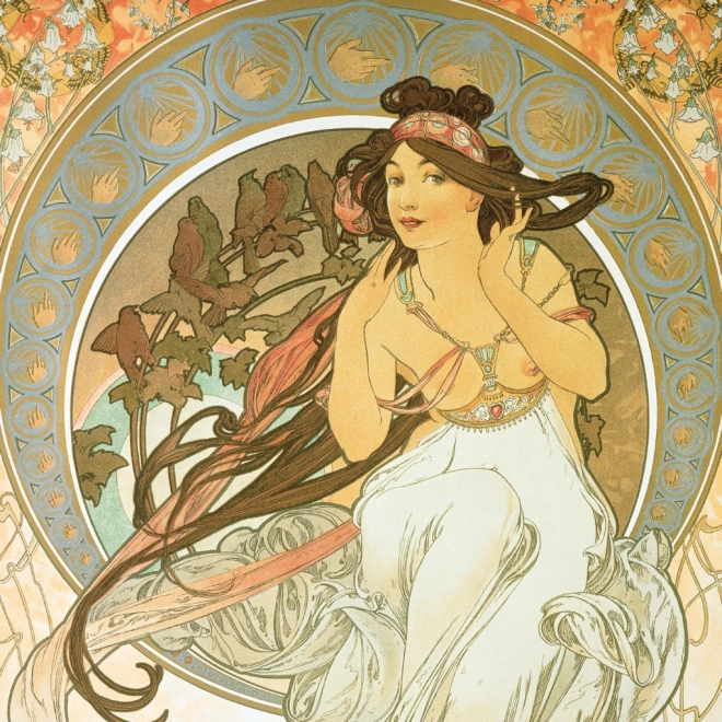 Calendario Notique con Note Alfons Mucha 2025